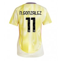 Juventus Nicolas Gonzalez #11 Bortedrakt Dame 2024-25 Kortermet